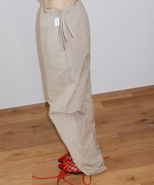 RECYCLED BARAM PANTS - beige