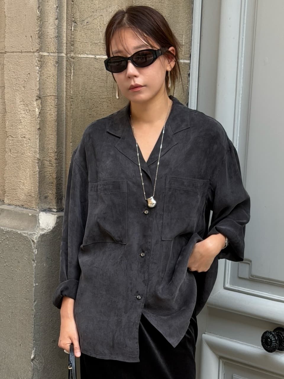 NOEN CUPRA SHIRT - CHARCOAL